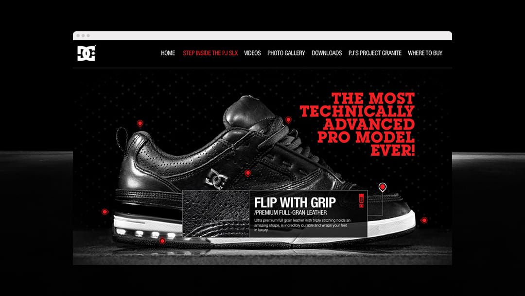 DC Shoes Digital Marketing & Web Design | Cuker Work